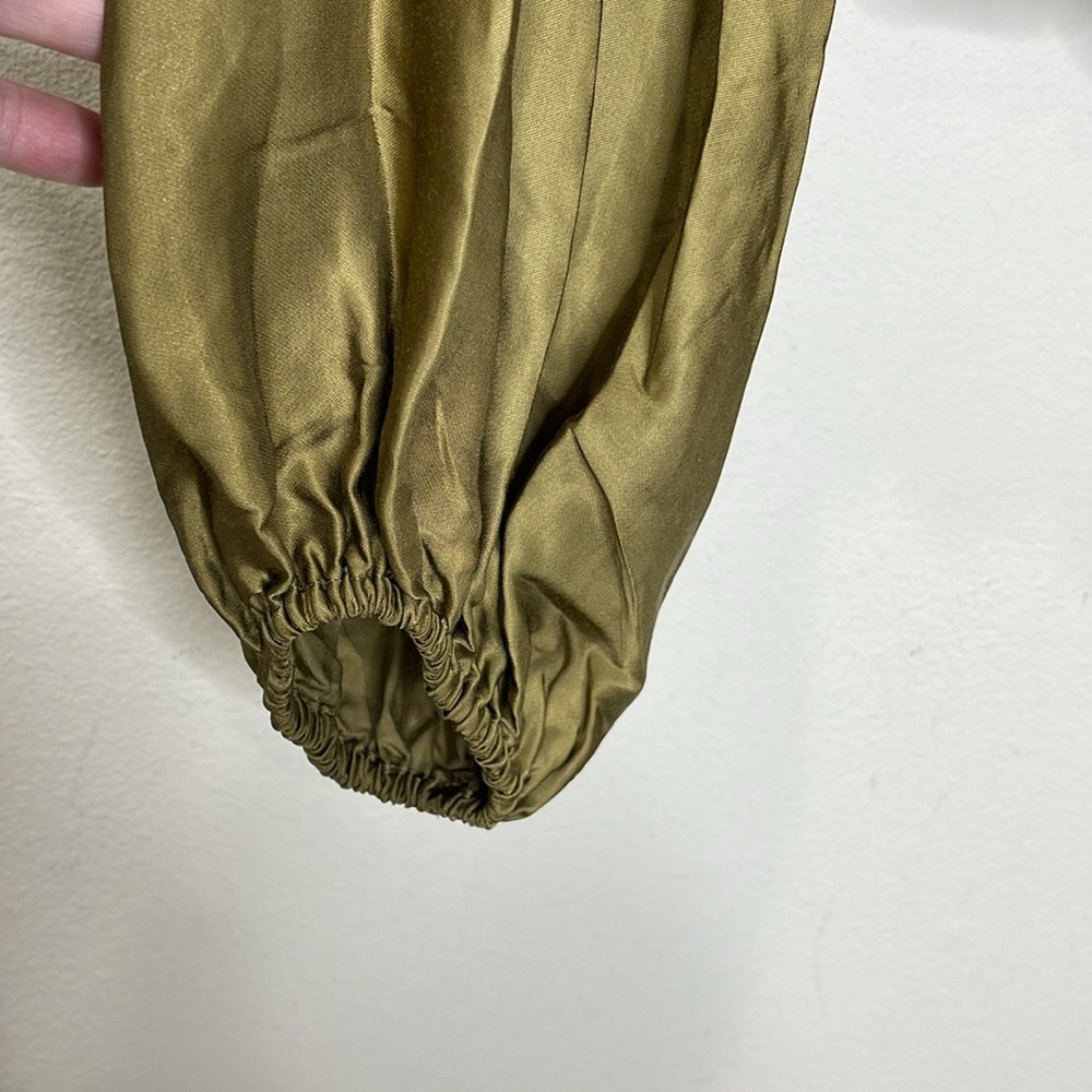 By Anthropologie Balloon-Sleeve Silky Blouse - Picture 5 of 7